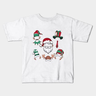 Christmas Hats Kids T-Shirt